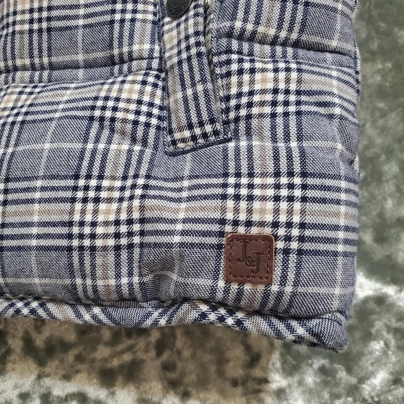 Janie & Jack Plaid Puffer Vest - Picture 3 of 5